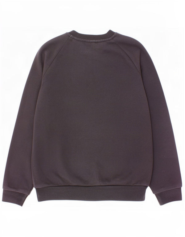 Γραφικό Φούτερ Adidas Boys Jumper 9-10 ετών Μαύρο βαμβακερό