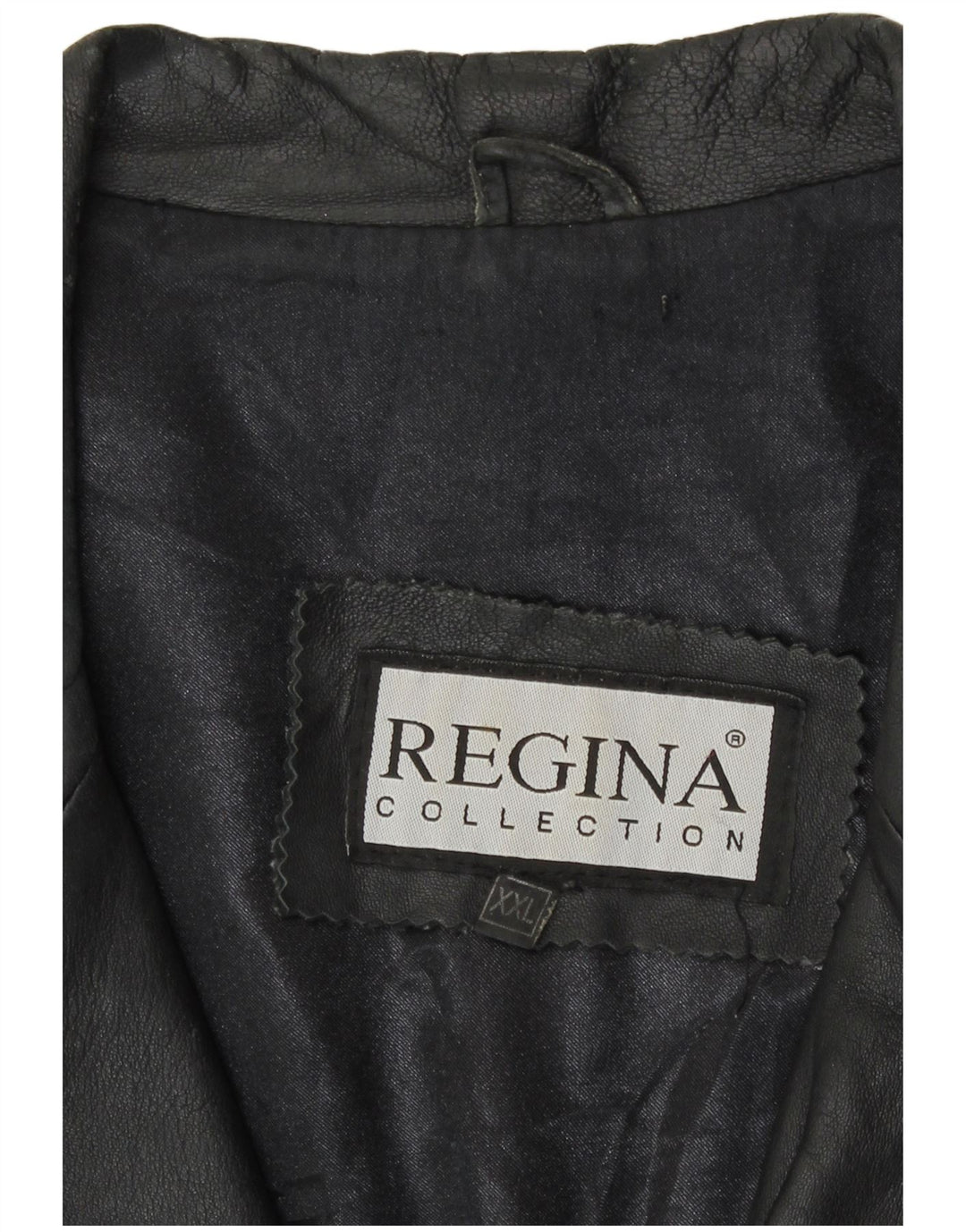 Regina Ανδρικό Δερμάτινο Μπουφάν UK 44 2XL Μαύρο Δερμάτινο