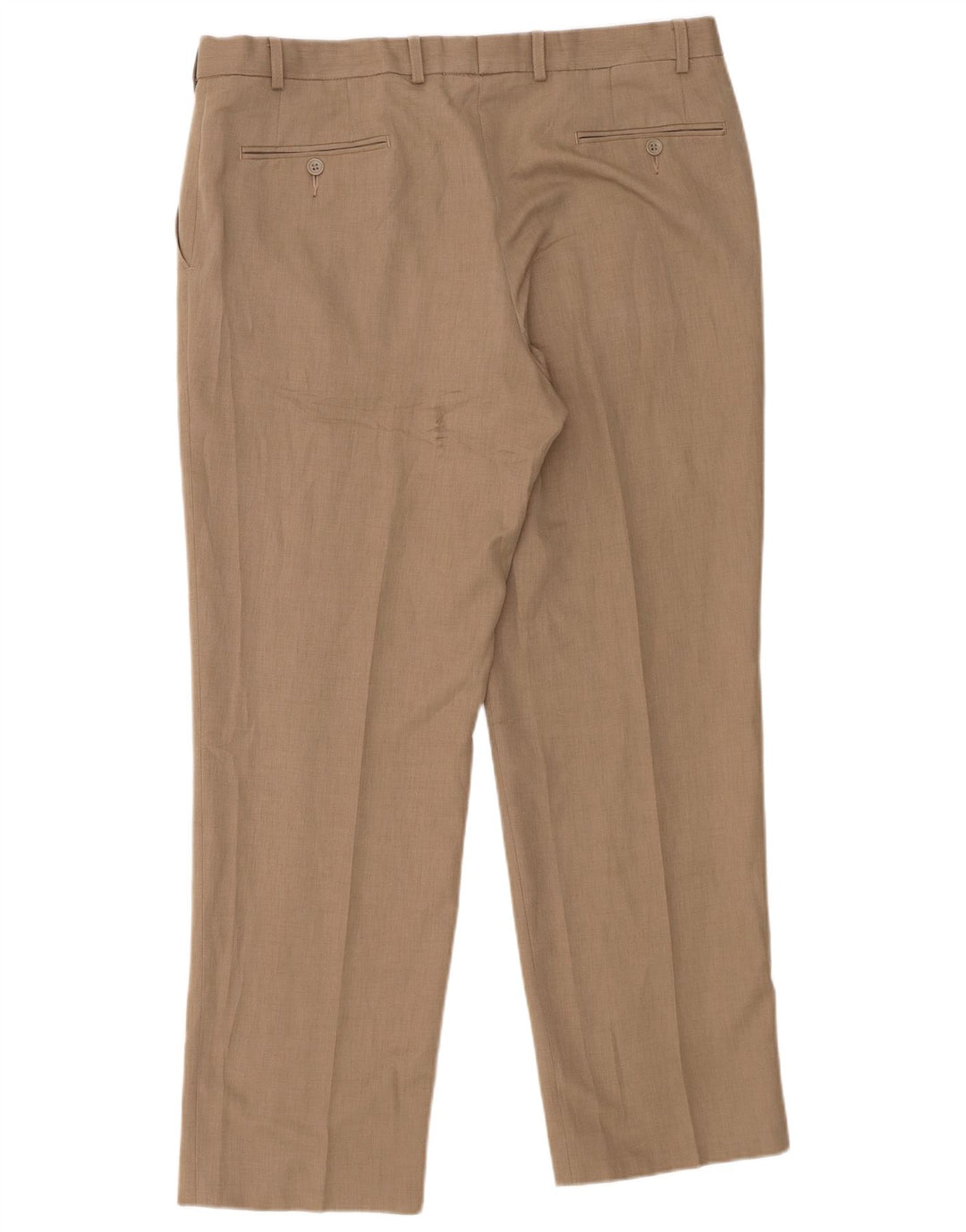 Ανδρικό ίσιο παντελόνι Marks & Spencer W38 L31 Beige Polyester