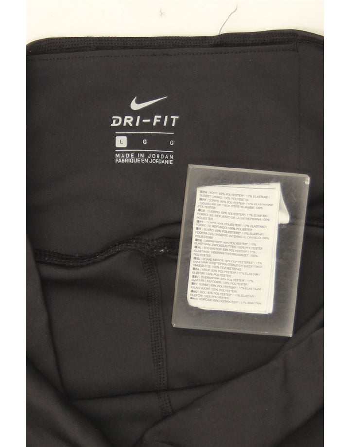 Γυναικεία αθλητική φόρμα Nike Dri Fit UK 14 Large Μαύρο Πολυεστέρας
