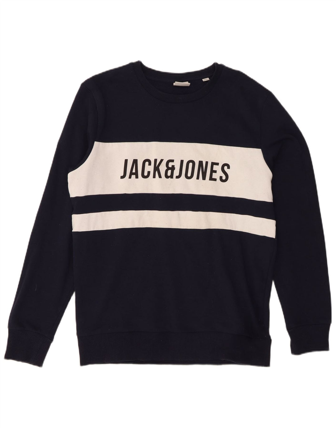 Jack & Jones Ανδρικό γραφικό φούτερ Jumper Μεγάλο μπλε μπλε χρώματος