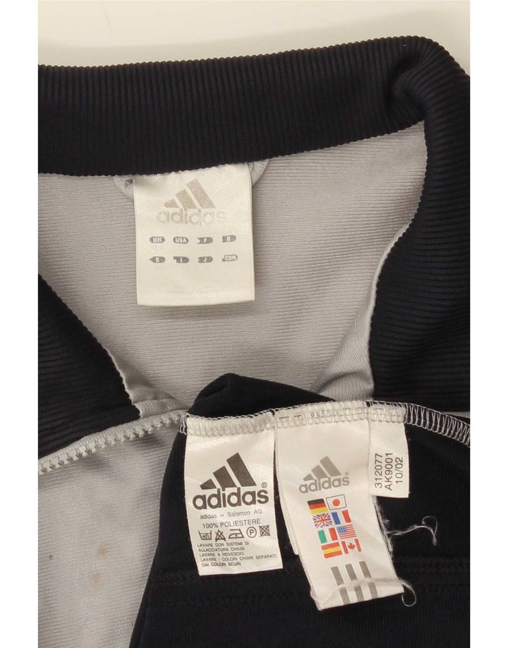 Ανδρική φόρμα φόρμας Adidas με γραφικό φόρεμα πάνω σακάκι μεσαίου γκρι χρώματος πολυεστέρας