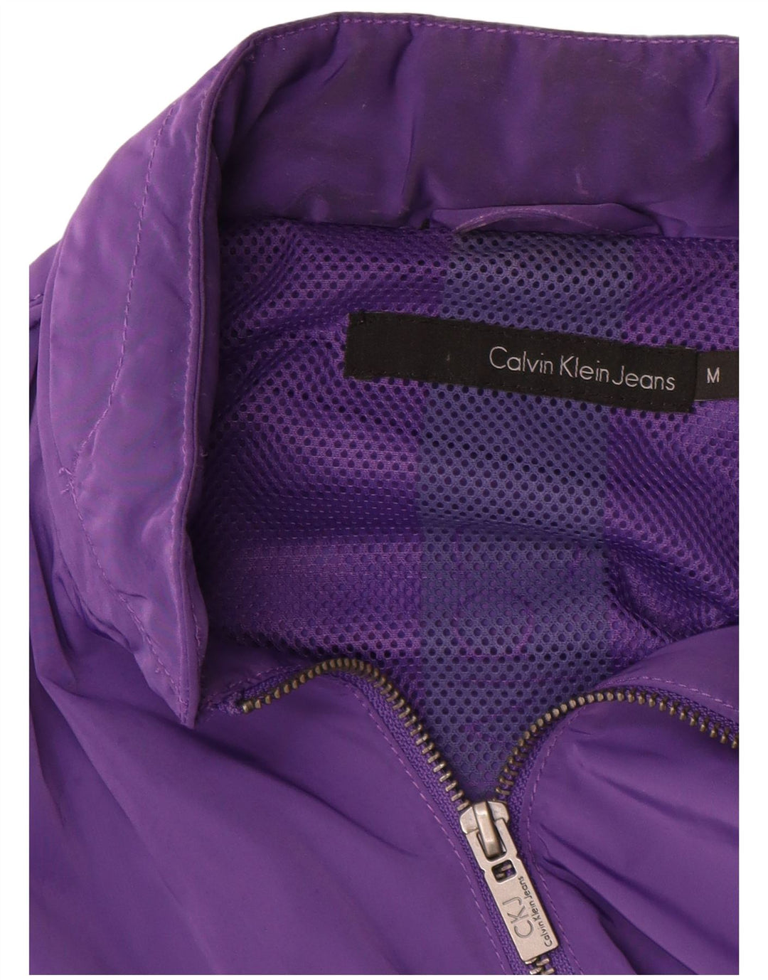 Calvin Klein Jeans Γυναικείο Graphic Bomber Jacket UK 14 Medium Purple