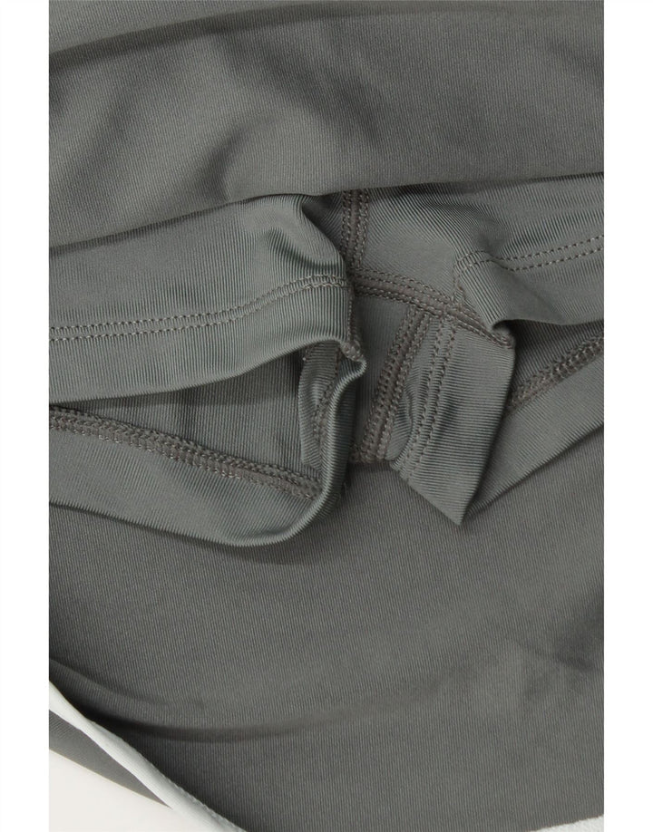 Nike γυναικείο Dri Fit Skort UK 14 Large Grey Colorblock Πολυεστέρας