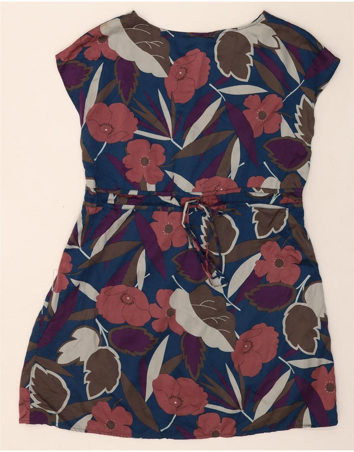 MOSSIMO Womens Blouse Top UK 12 Medium Blue Floral Vintage Mossimo and Second-Hand Mossimo from Messina Hembry 