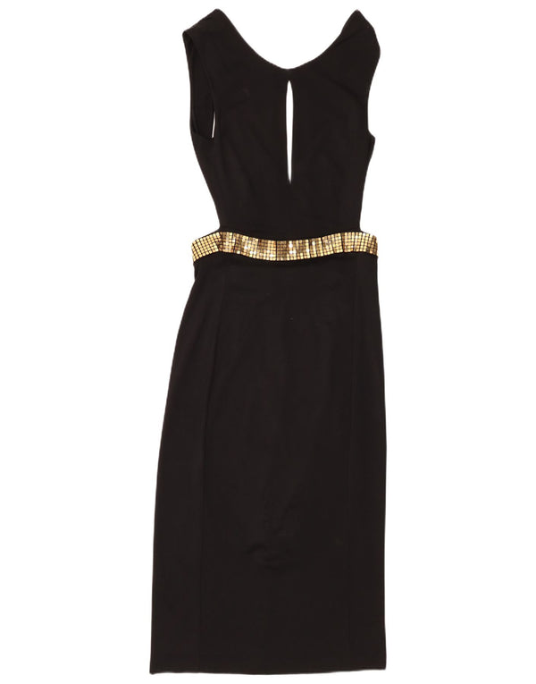 Αμάνικο Bodycon φόρεμα Just Cavalli Cut Out IT 44 Medium Black