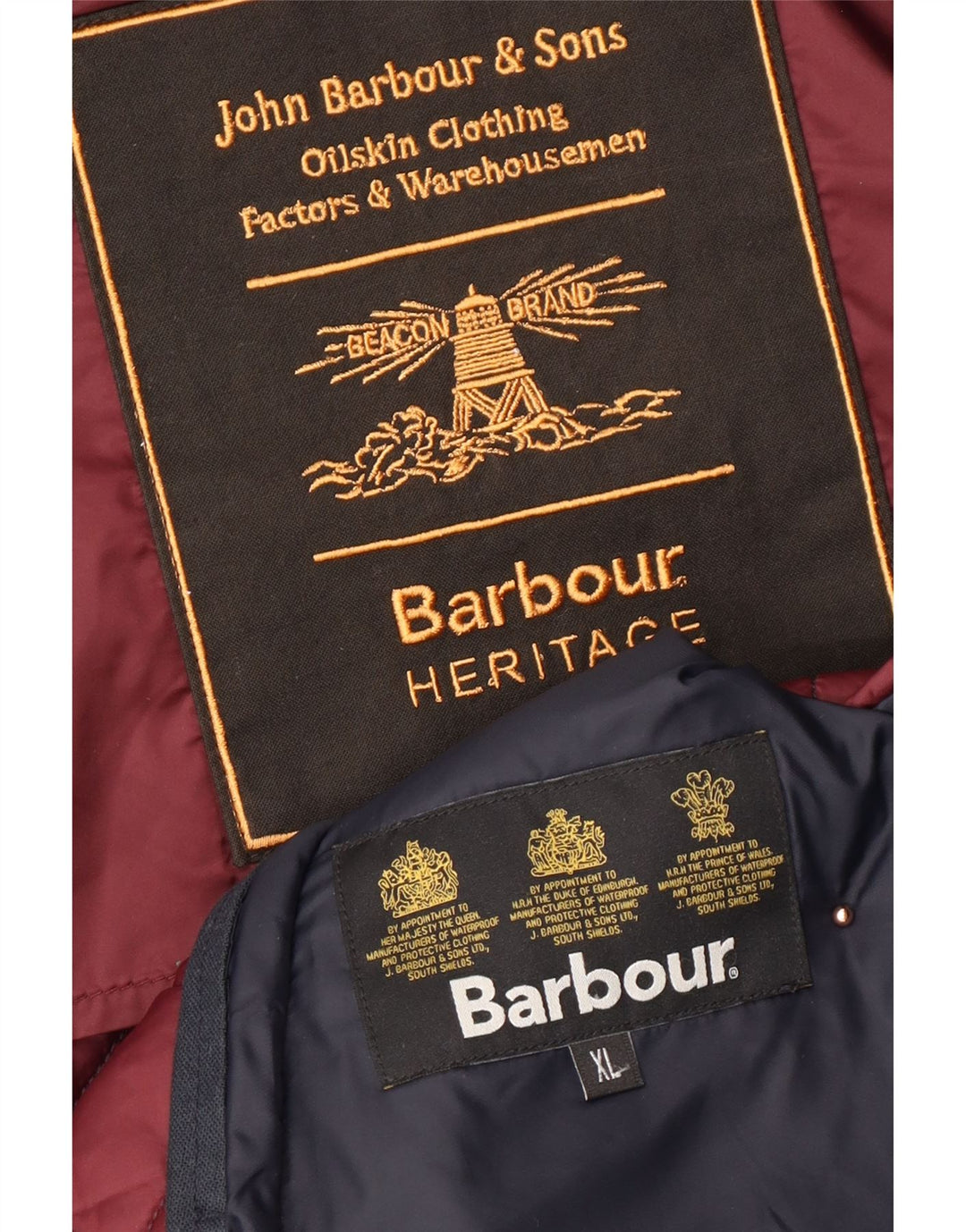 Ανδρικό καπιτονέ μπουφάν BARBOUR Heritage UK 42 XL Navy Blue