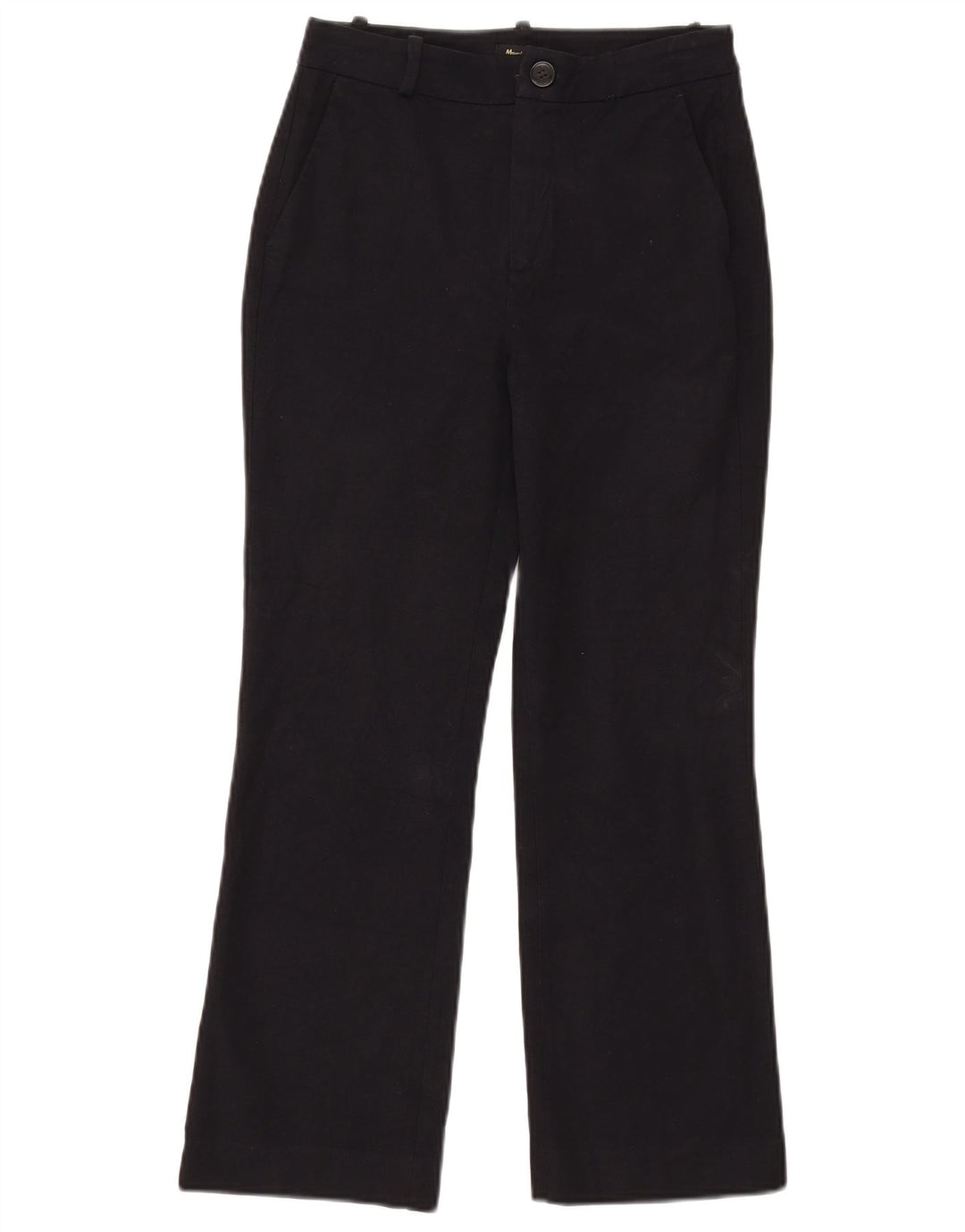 Massimo Dutti Γυναικείο παντελόνι Chino Bootcut 2XS W24 L25 Μαύρο