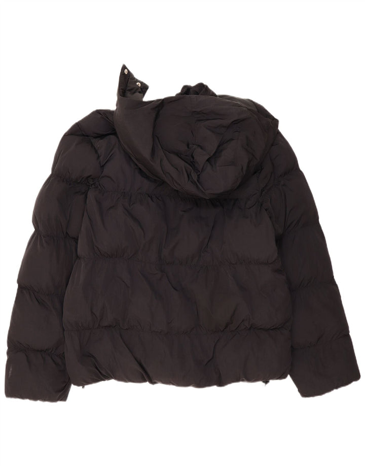 Jordan Ανδρικό μπουφάν με κουκούλα με επένδυση UK 38 μεσαίο μαύρο πολυεστέρα