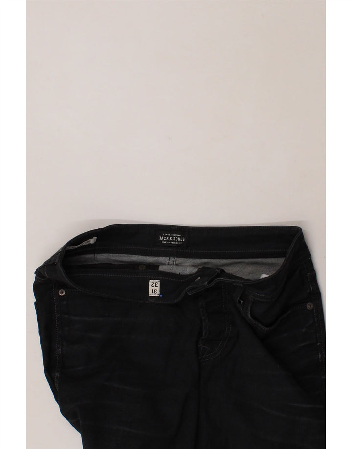 JACK & JONES Mens Tim Slim Jeans W31 L32 Black Cotton Vintage Jack & Jones and Second-Hand Jack & Jones from Messina Hembry 