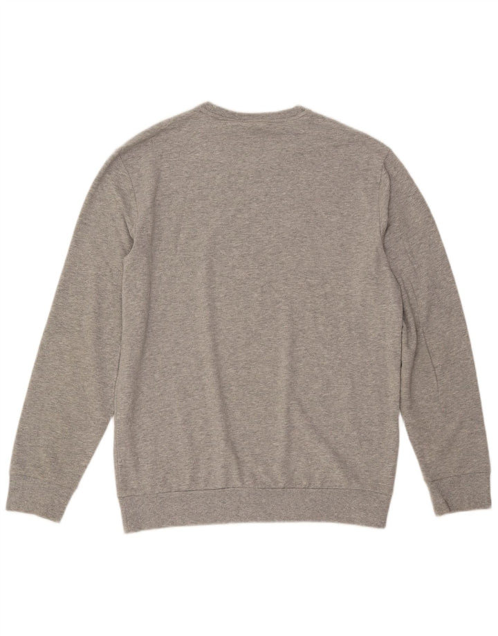 CALVIN KLEIN Ανδρικό γραφικό φούτερ Jumper Medium Grey