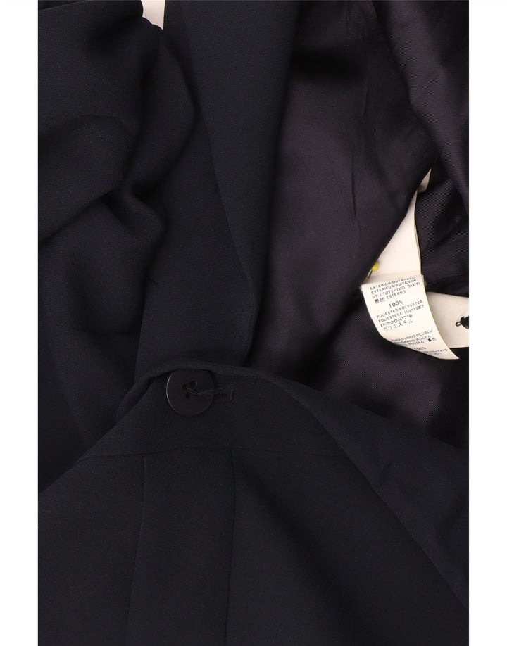 Zara Γυναικείο σακάκι με 5 κουμπιά μπλέιζερ EU 42 Large Navy Blue Rayon