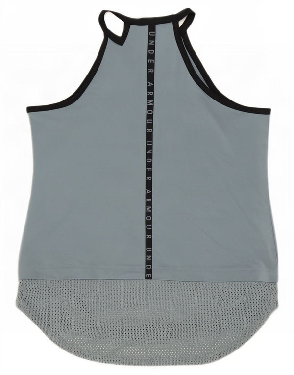 Under Armour Γυναικείο Γραφικό Γιλέκο Heat Gear Top UK 12 Medium Grey