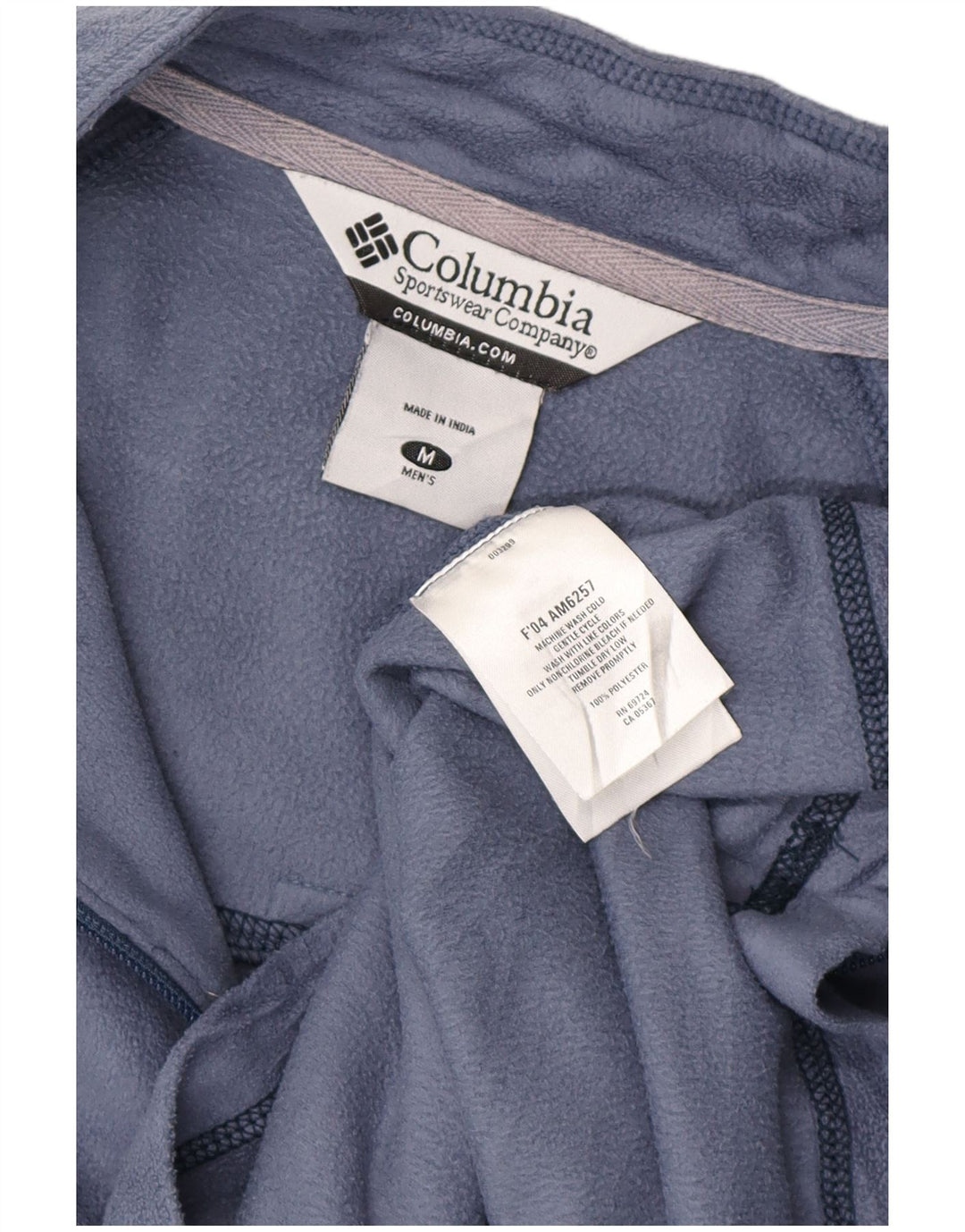 Ανδρικό φερμουάρ Columbia Fleece Jumper με μεσαίο μπλε πολυεστέρα
