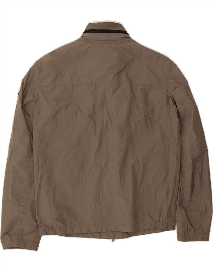GEOX Mens Bomber Jacket UK 38 Medium Brown Polyester Vintage Geox and Second-Hand Geox from Messina Hembry 