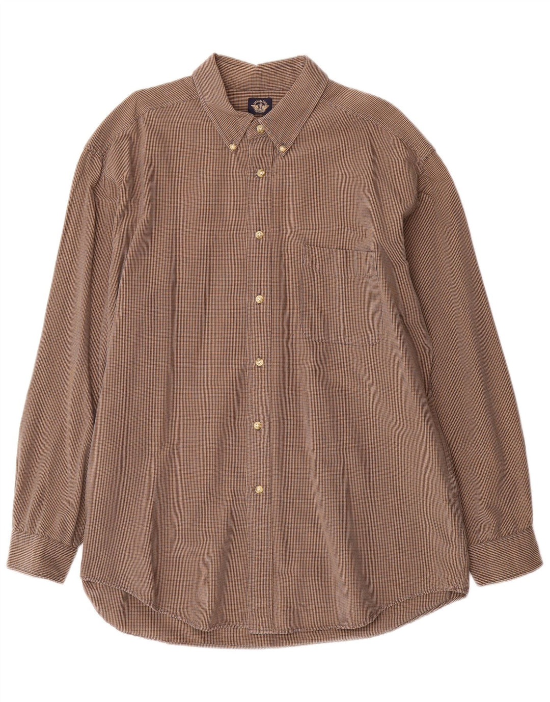 Ανδρικό πουκάμισο Dockers XL Καφέ βαμβακερό καρό