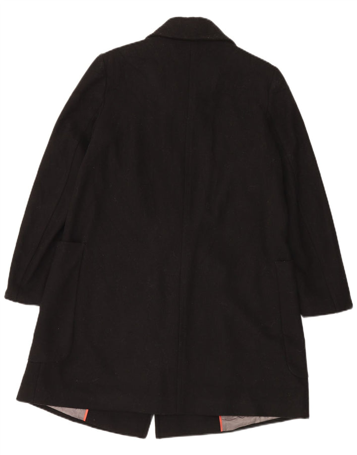 Γυναικείο παλτό Benetton Oversized UK 10 Small Black Wool