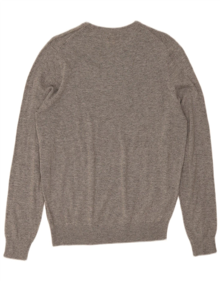 Ανδρικό πουλόβερ Dack's Crew Neck Jumper Medium Grey Acrylic