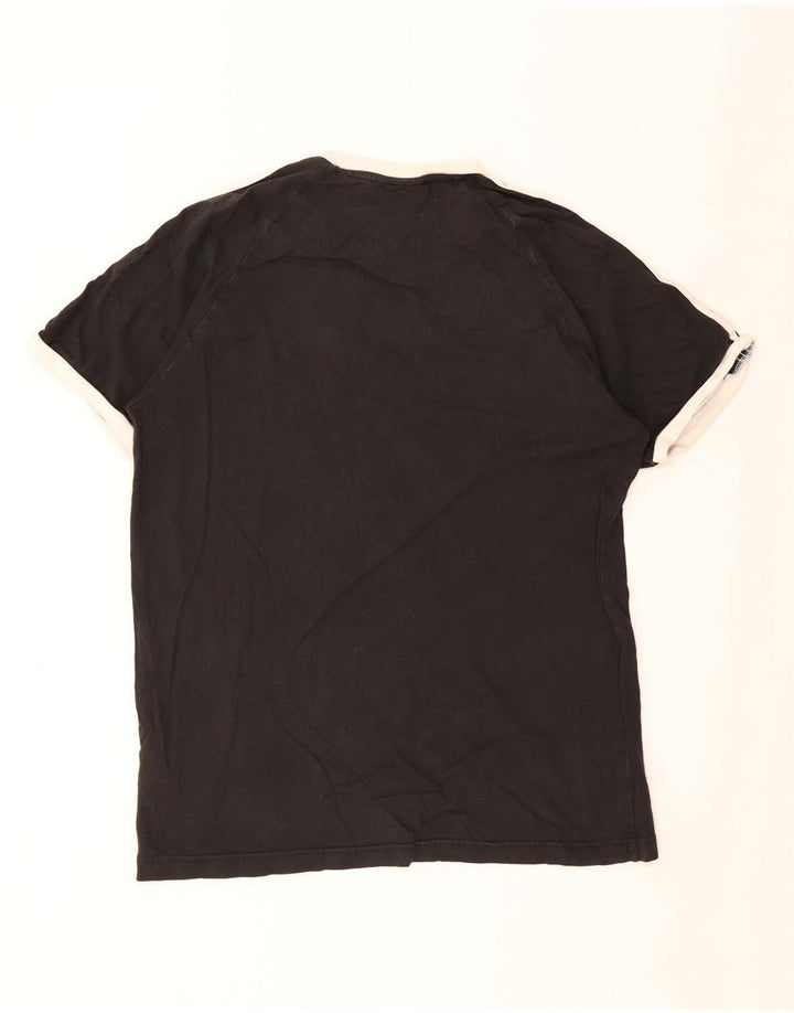 Ανδρικό T-Shirt Adidas Top μεγάλο μαύρο βαμβακερό