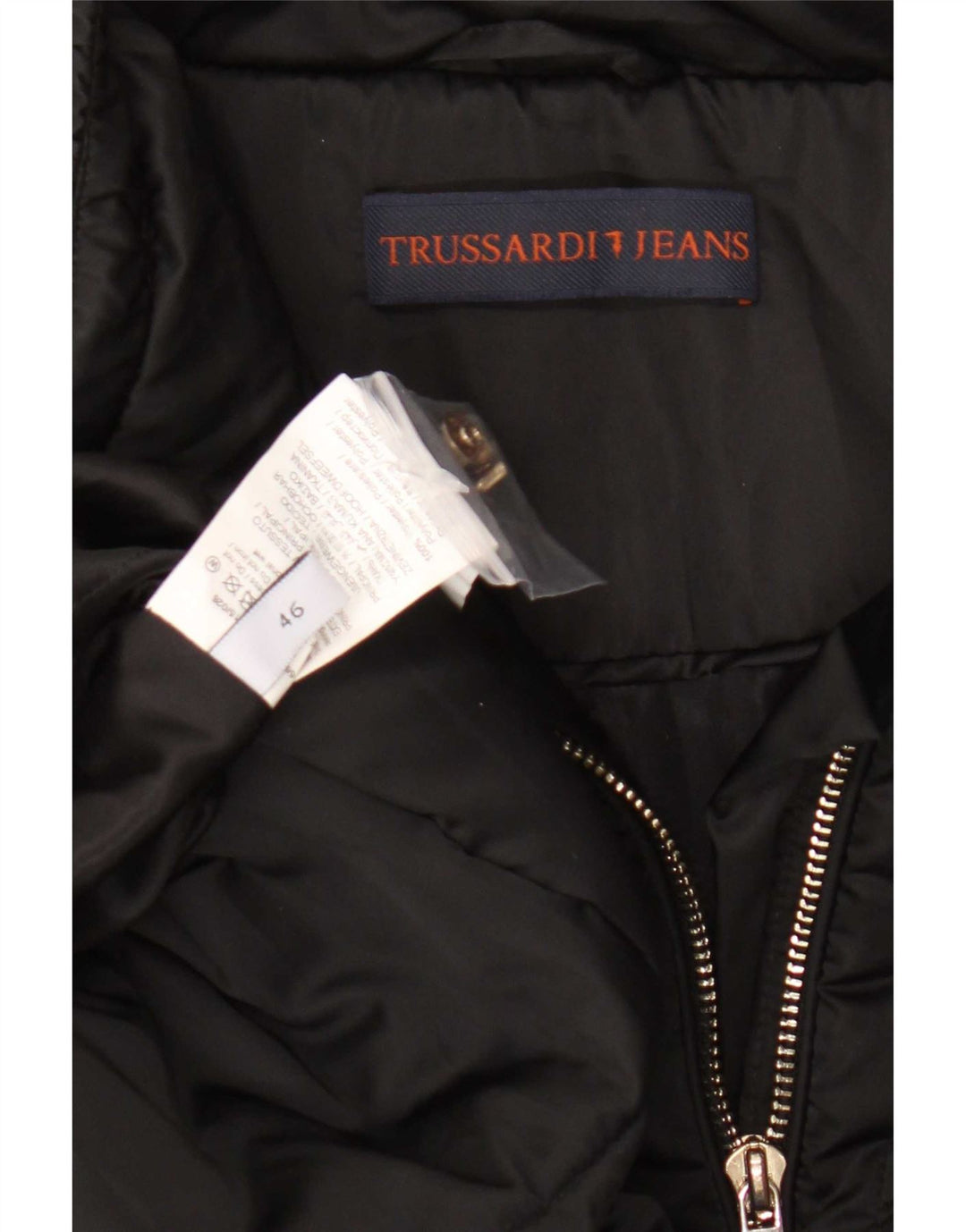 Trussardi Γυναικείο παλτό IT 46 Large Μαύρο Πολυεστέρας