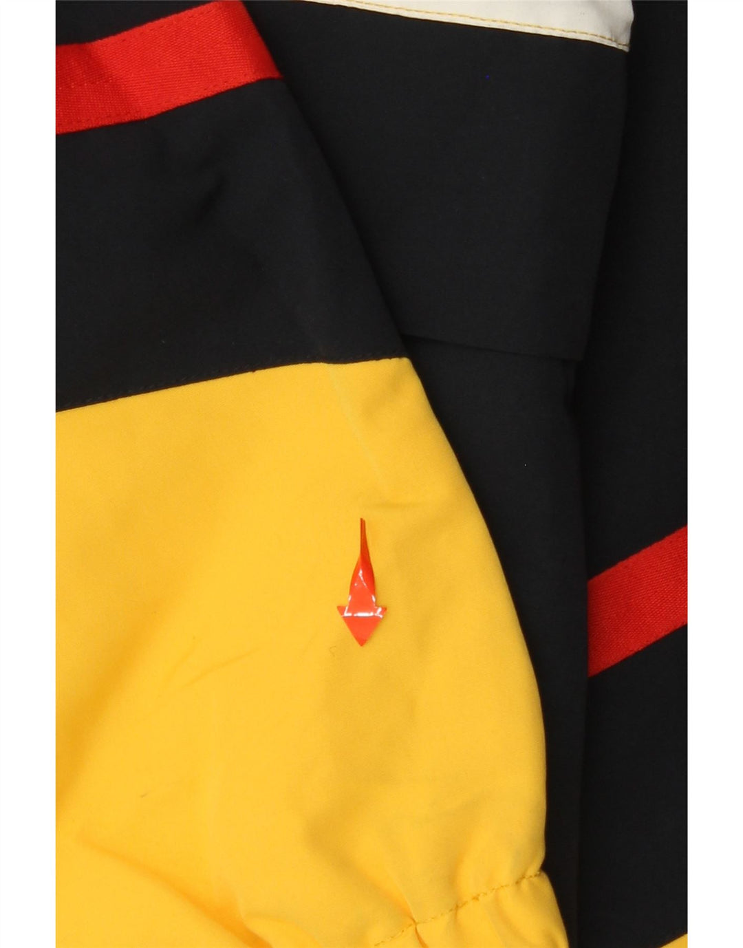 SUPERDRY Γυναικείο μεγάλο γραφικό μπουφάν Anorak UK 12 Medium Yellow