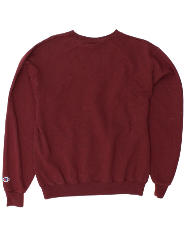 CHAMPION Γυναικεία φούτερ μεγάλου μεγέθους Jumper UK 10 Small Maroon