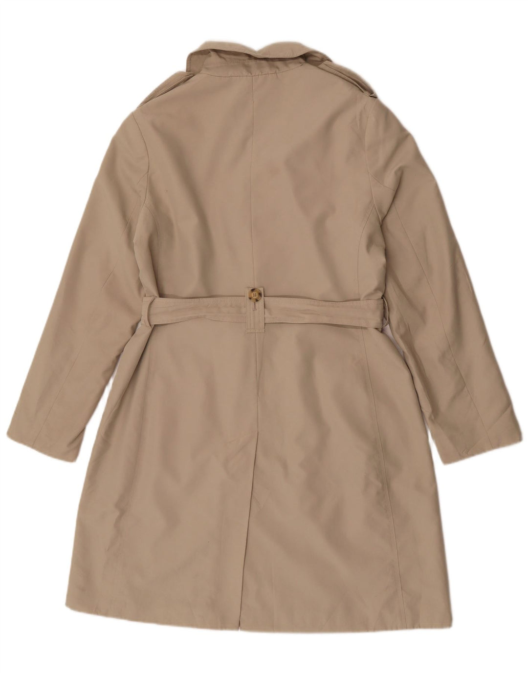 Marks & Spencer Γυναικεία καμπαρντίνα UK 14 Large Beige Polyester