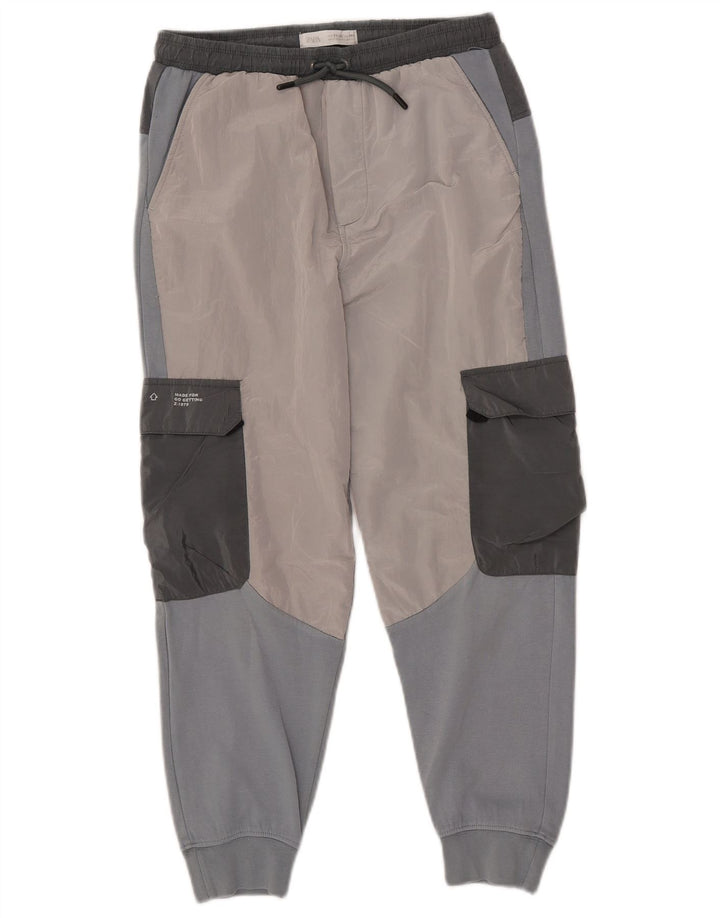 Παντελόνι αθλητικής φόρμας ZARA Boys Cargo Joggers 11-12 ετών Μπλε χρώμα