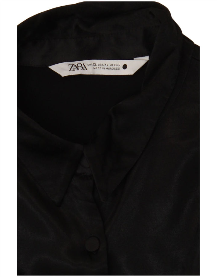 Zara Γυναικείο Φόρεμα UK 18 XL Μαύρο