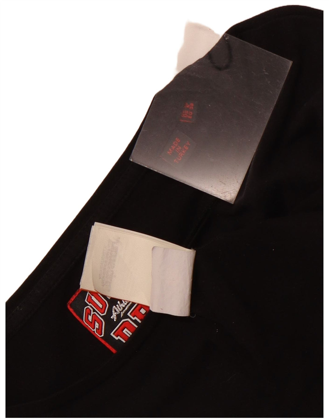 Superdry Γυναικείο τοπ μακρυμάνικο UK 10 Small μαύρο βαμβακερό