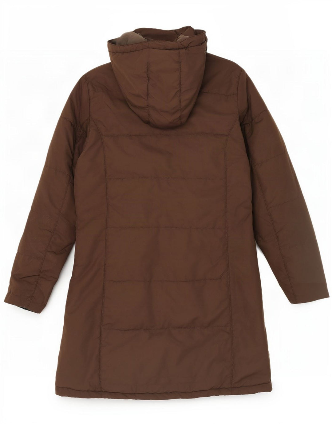 Jack Wolfskin γυναικείο παλτό με κουκούλα UK 12/14 Μεσαίο καφέ πολυεστέρας