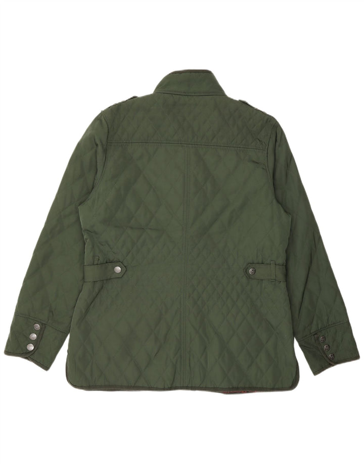 Crew Clothing Γυναικείο Στρατιωτικό Καπιτονέ μπουφάν UK 16 Large Green Polyester