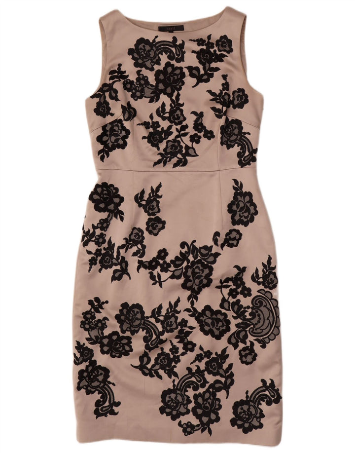 Γυναικείο αμάνικο φόρεμα COAST UK 14 Medium Grey Floral Polyester