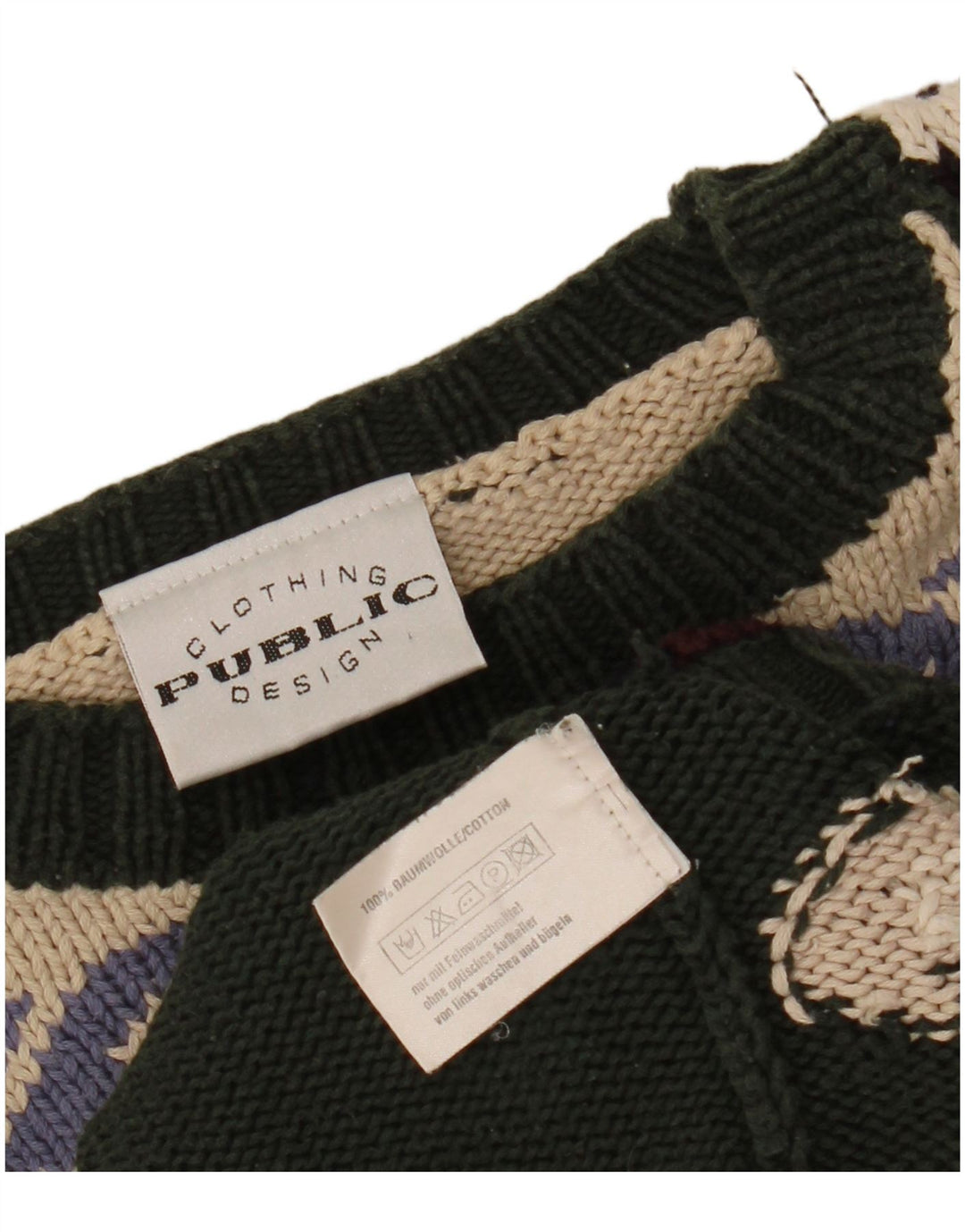 Γυναικείο πουλόβερ PUBLIC Crew Neck Jumper IT 44 Medium Πολύχρωμο