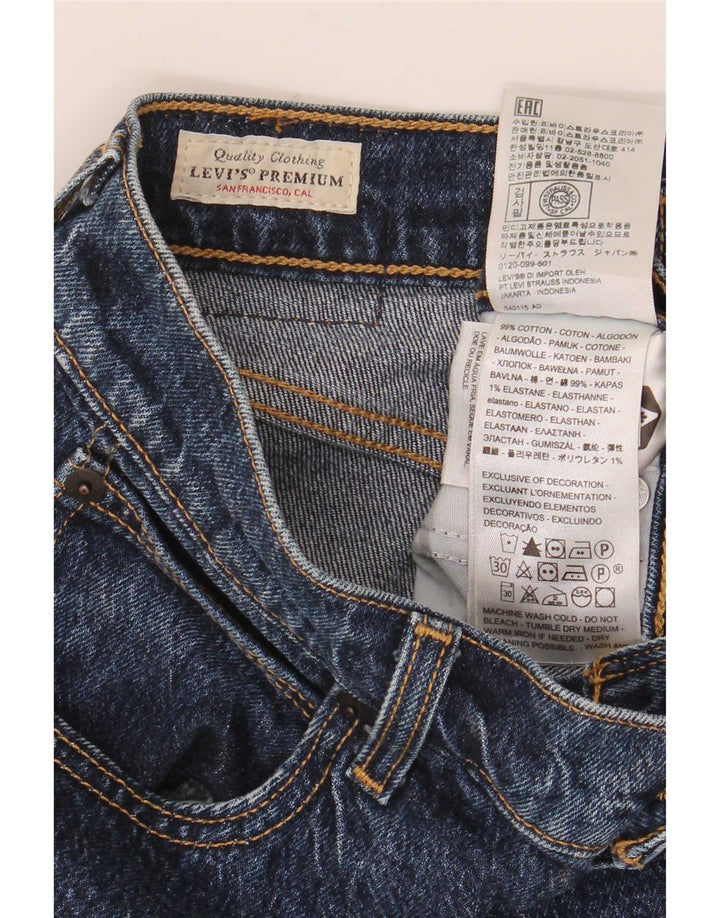 Ανδρικό τζιν Levi's Slim Straight W29 L31 Navy Blue Cotton