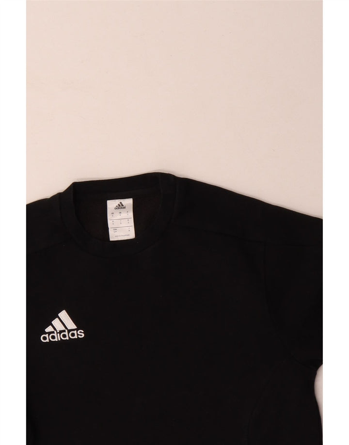 Ανδρικό φούτερ ADIDAS Jumper Μικρό μαύρο βαμβακερό