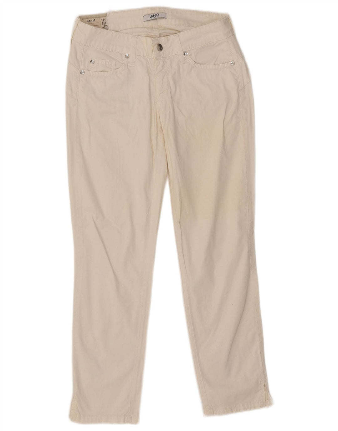 Liu Jo Γυναικείο Slim Jeans W28 L26 Λευκό βαμβακερό
