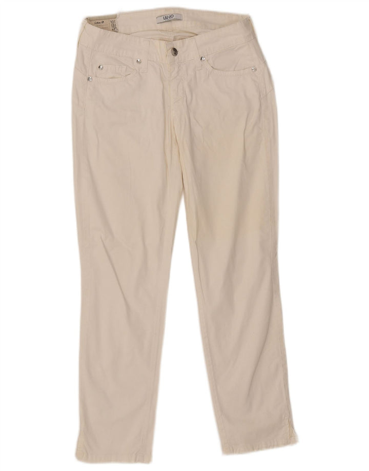 Liu Jo Γυναικείο Slim Jeans W28 L26 Λευκό βαμβακερό