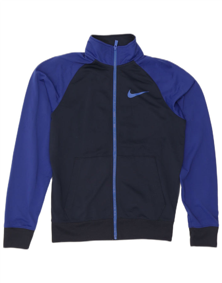 Ανδρική αθλητική φόρμα Nike Μπουφάν μικρού χρώματος μπλε ναυτικό από πολυεστέρα