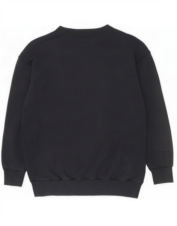 Γυναικεία φούτερ Converse Oversized Jumper UK 6 XS Μαύρο βαμβακερό