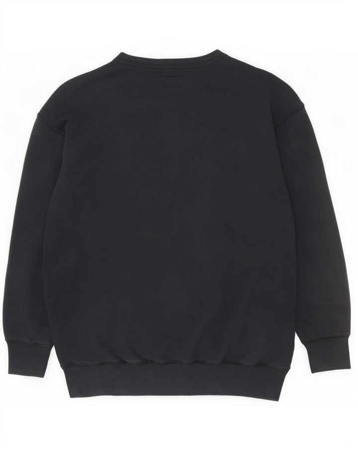 Γυναικεία φούτερ Converse Oversized Jumper UK 6 XS Μαύρο βαμβακερό