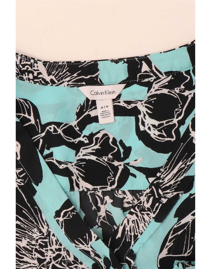 Γυναικεία μπλούζα Calvin Klein UK 14 Medium Blue Floral