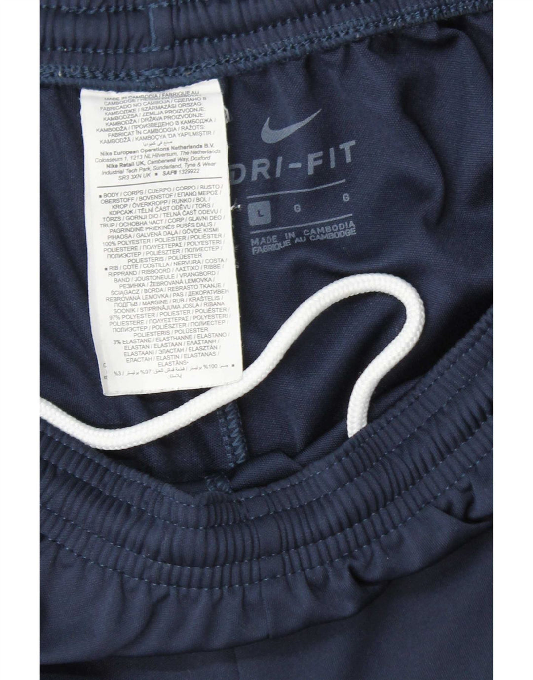 Ανδρική αθλητική φόρμα Nike Παντελόνι μεγάλο μπλε ναυτικό πολυεστέρα
