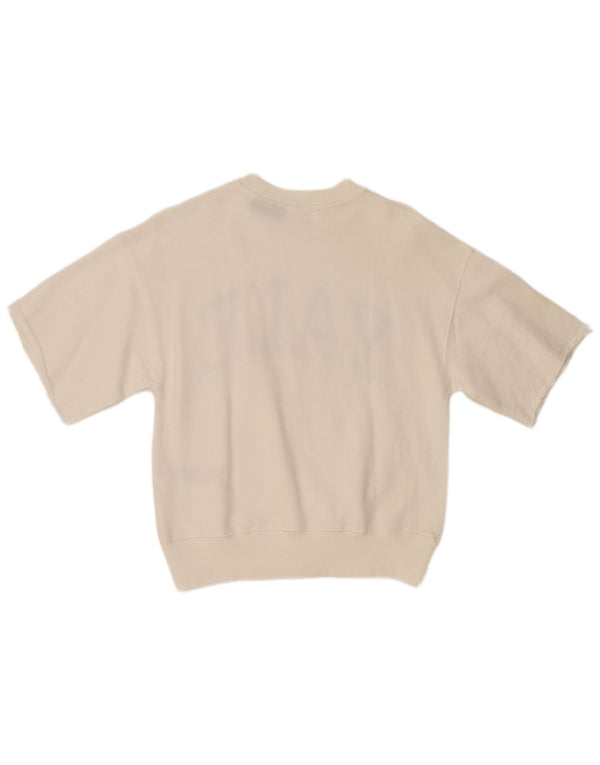 Zara Girls Yale University Loose Fit Graphic T-shirt Top 9-10 Years White
