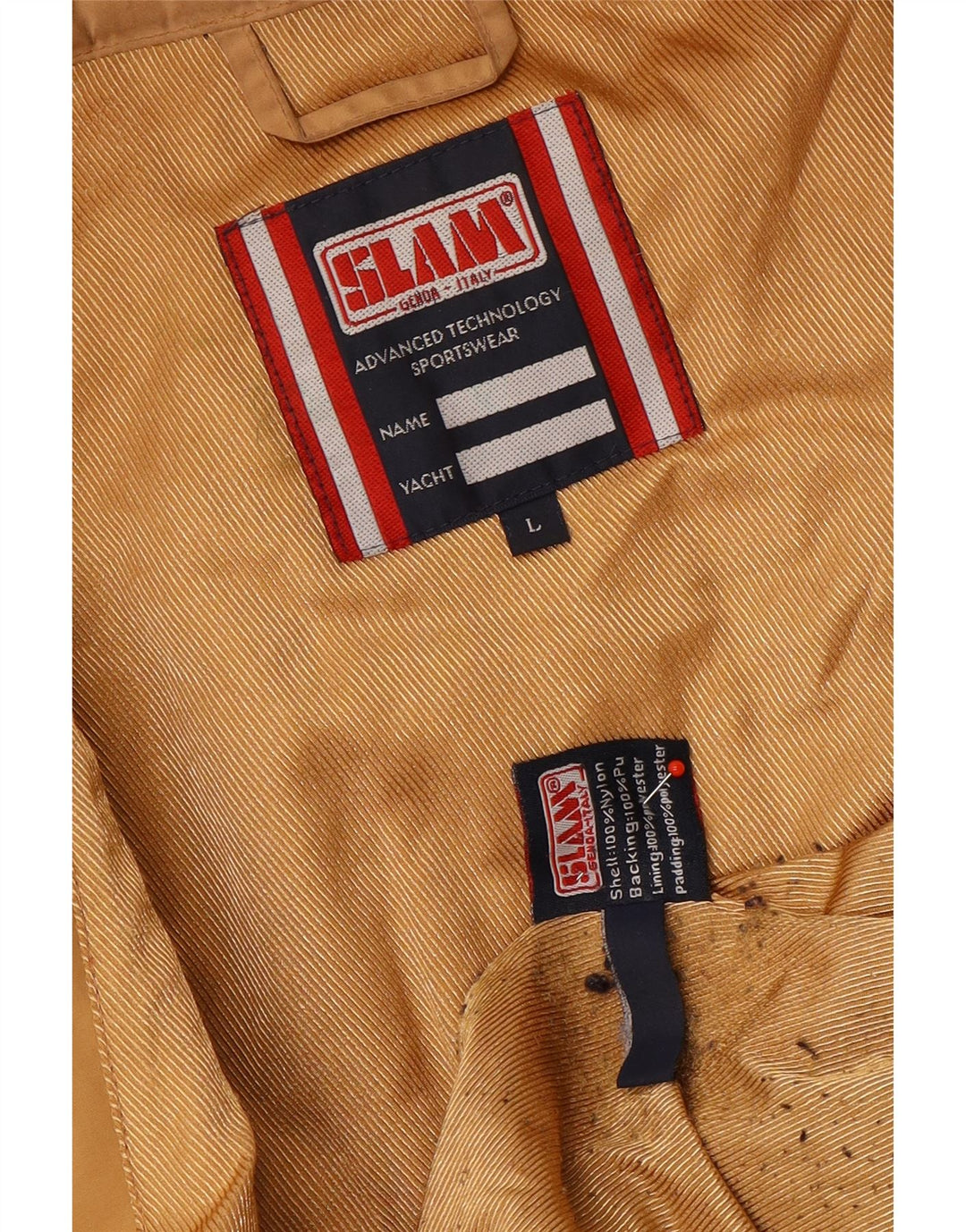 Slam Γυναικείο παλτό UK 16 Large Brown Nylon