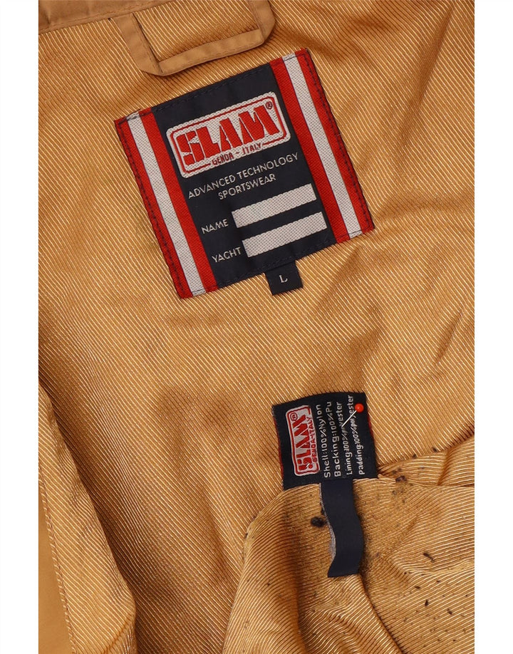 Slam Γυναικείο παλτό UK 16 Large Brown Nylon