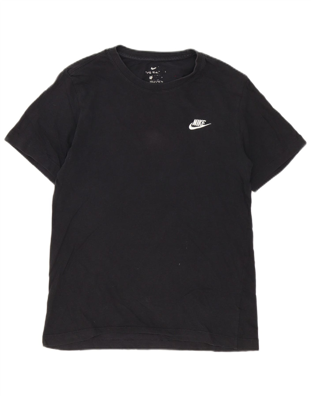 Ανδρικό μπλουζάκι Nike, μικρό μαύρο βαμβακερό