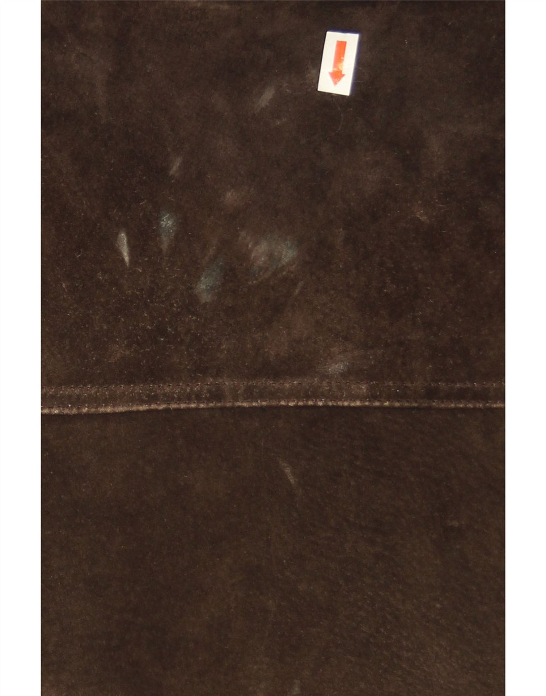 Eddie Bauer Γυναικείο Suede Crop Bomber Jacket UK 8 Small Brown Δερμάτινο