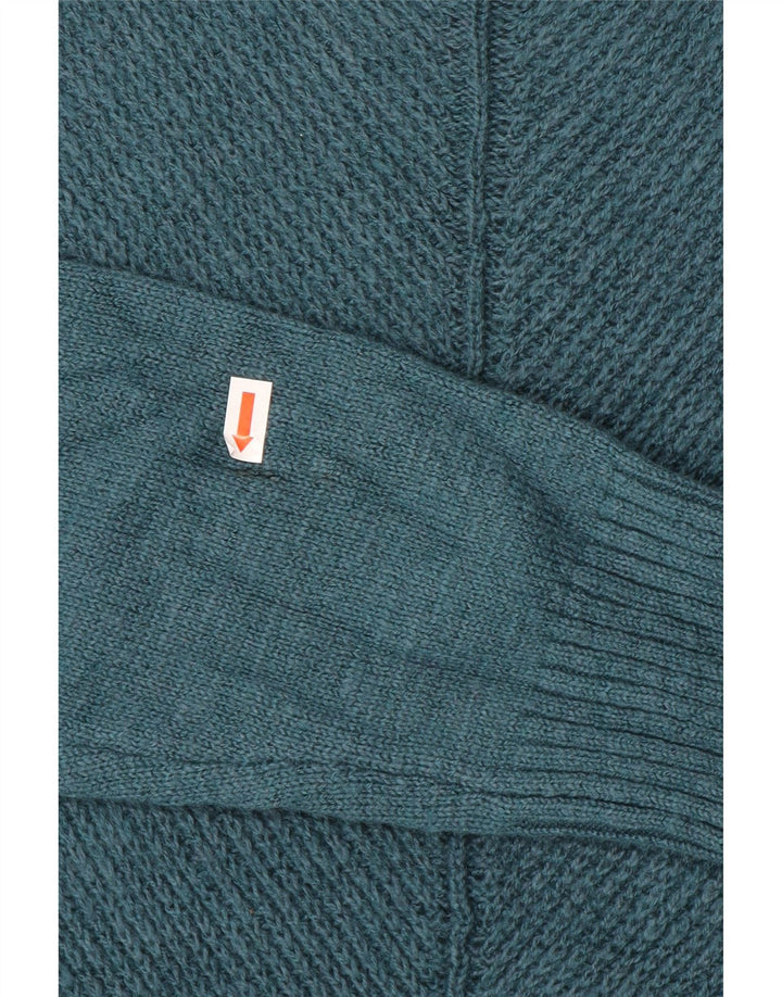 Fat Face Γυναικείο πουλόβερ UK 14 Μεγάλο Μπλε Βαμβακερό