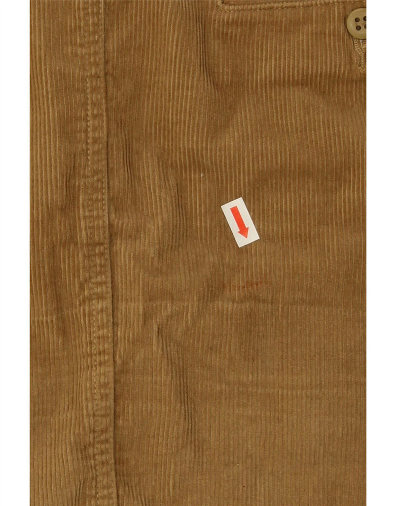 RALPH LAUREN Womens Mini Corduroy Skirt US 8 Medium W34 Khaki Cotton Vintage Ralph Lauren and Second-Hand Ralph Lauren from Messina Hembry 